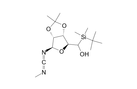 .beta.-D-Ribofuranosylamine, 5-O-[(1,1-dimethylethyl)dimethylsilyl]-N-(methylcarbonimidoyl)-2,3-O-(1-methylethylidene)-