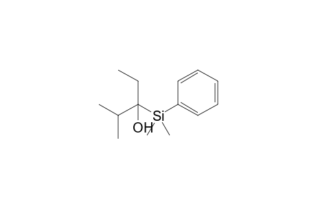 3-Dimethyl(phenyl)silyl-2-methylpentan-3-ol
