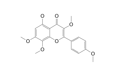 5-Hydroxy-3,7,8,4'-tetramethoxy-flavone