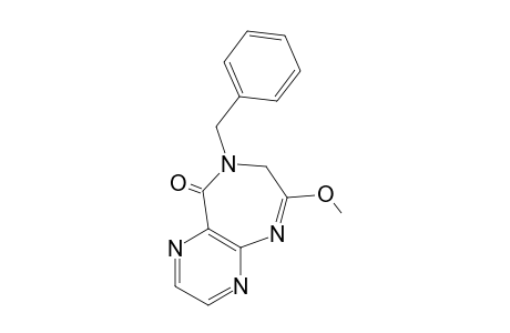 4-Benzyl-3,4-dihydro-2-methoxypyrazino[2,3-e][1,4]diazepin-5-one