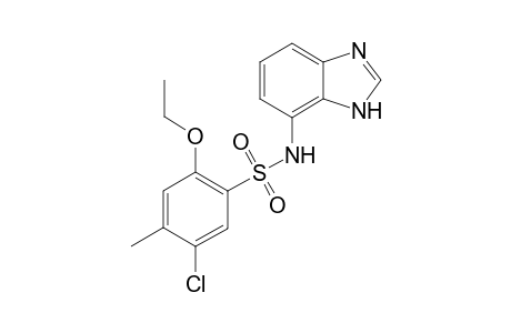 Benzenesulfonamide, N-(1H-1,3-benzimidazol-7-yl)-5-chloro-2-ethoxy-4-methyl-