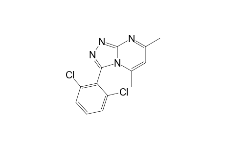 1,2,4-Triazolo[4,3-a]pyrimidine, 3-(2,6-dichlorophenyl)-5,7-dimethyl-