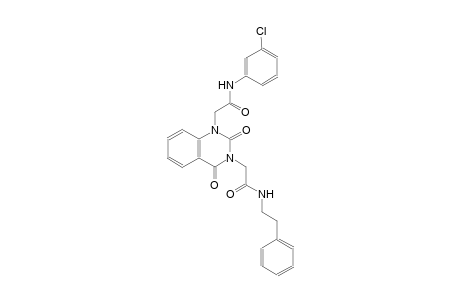1,3-quinazolinediacetamide, N~1~-(3-chlorophenyl)-1,2,3,4-tetrahydro-2,4-dioxo-N~3~-(2-phenylethyl)-