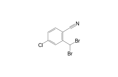 4-Chloro-2-(dibromomethyl)-benzonitrile