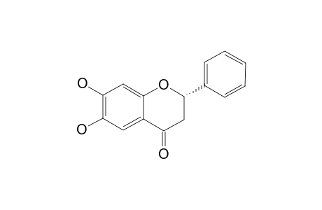 (2S)-6,7-dihydroxy-2-phenylchroman-4-one