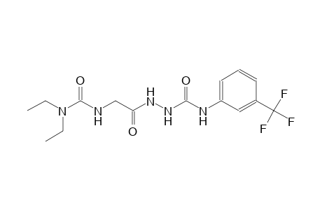 2-({[(diethylamino)carbonyl]amino}acetyl)-N-[3-(trifluoromethyl)phenyl]hydrazinecarboxamide
