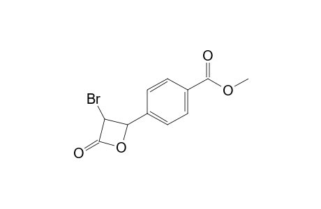 4-(3-Bromo-4-oxo-oxetan-2-yl)benzoic acid methyl ester