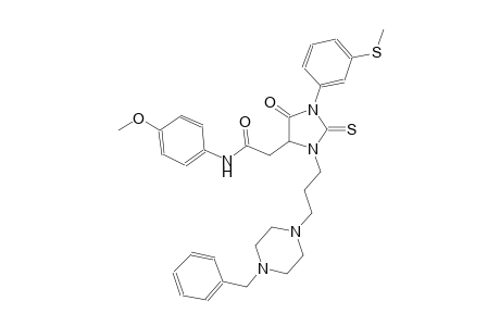 4-imidazolidineacetamide, N-(4-methoxyphenyl)-1-[3-(methylthio)phenyl]-5-oxo-3-[3-[4-(phenylmethyl)-1-piperazinyl]propyl]-2-thioxo-