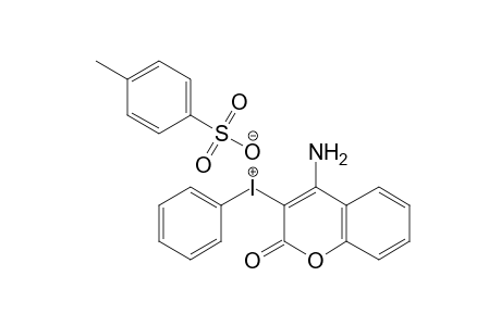 4-Amino-3-phenyliodoniocoumarin tosylate