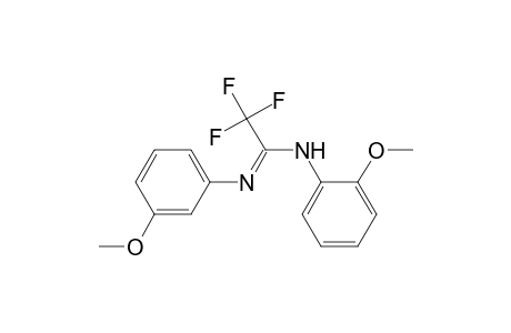 2,2,2-trifluoro-N'-(2-methoxyphenyl)-N-(3-methoxyphenyl)acetamidine