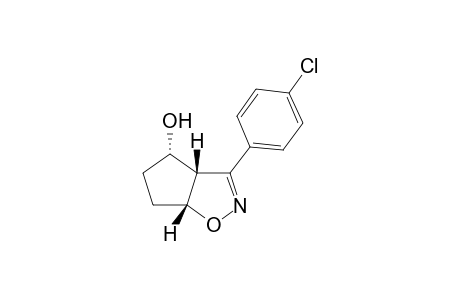 3a,4-trans-3a,6a-cis-3-(4-chlorophenyl)-3a,5,6,6a-tetrahydro-4H-cyclopenta[d]isoxazole-4-ol
