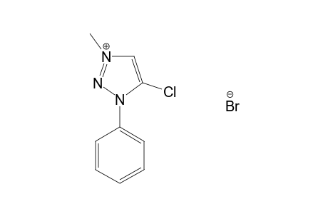 5-CHLORO-3-METHYL-1-PHENYL-1H-1,2,3-TRIAZOLIUM BROMIDE