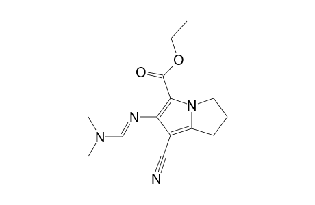 Ethyl 7-cyano-6-([(E)-(dimethylamino)methylidene]amino)-2,3-dihydro-1H-pyrrolizine-5-carboxylate