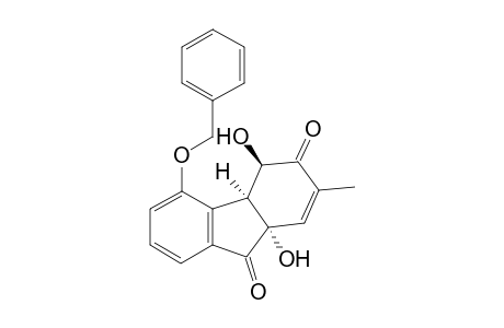 (4R,4aS,9aS)-2-methyl-4,9a-bis(oxidanyl)-5-phenylmethoxy-4,4a-dihydrofluorene-3,9-dione
