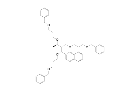 8-{[3'-(Benzyloxy)propyloxy]methyl}-7-methyl-9-(naphth-2'-yl)-1,15-diphenyl-2,6,10,14-tetraoxapentadecane