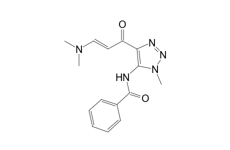 5-(Benzoylamino)-4-[3'-(dimethylamino)acryloyl]-1-methyl-1,2,3-triazole