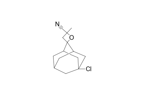 SYN-5-CHLORO-4'-CYANO-4'-METHYLSPIRO-[ADAMANTANE-2,2'-OXETANE]
