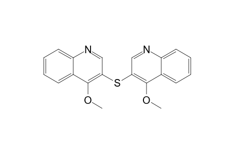 4-Methoxy-3-(4-methoxyquinolin-3-yl)sulfanyl-quinoline
