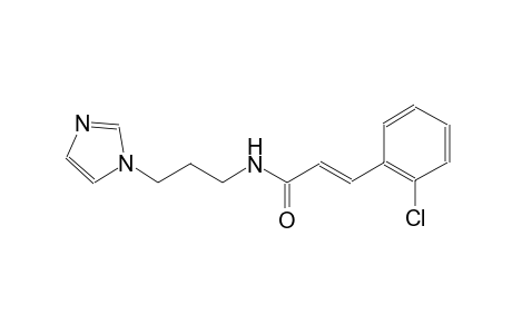 (2E)-3-(2-chlorophenyl)-N-[3-(1H-imidazol-1-yl)propyl]-2-propenamide