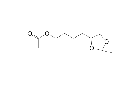 4-(2,2-dimethyl-1,3-dioxolan-4-yl)butyl acetate
