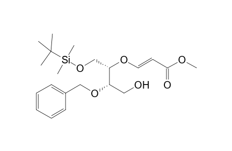 Methyl 3-[3-O-Benzyl-1-[(tert-butyldimethylsilyl)oxy]-L-threitol-2-yl]prop-2-enoate