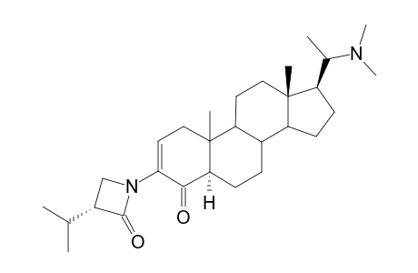 20-(Dimethylamino)-3-[3'.alpha.-isopropyl]-lactam-5.alpha.-pregn-2-en-4-one