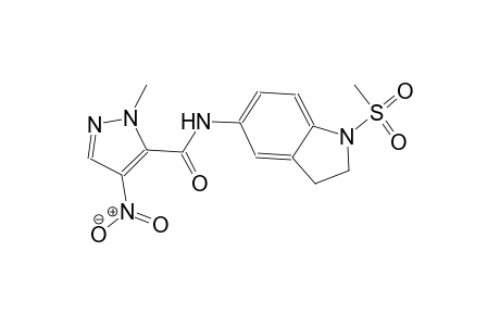 1-methyl-N-[1-(methylsulfonyl)-2,3-dihydro-1H-indol-5-yl]-4-nitro-1H-pyrazole-5-carboxamide