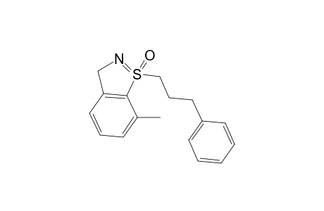 7-Methyl-1-(3-phenylpropyl)benzo[d]isothiazole 1-oxide