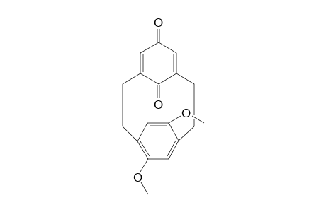 12,15-dimethoxy[2](2,6)-p-benzoquinono[2]paracyclophane