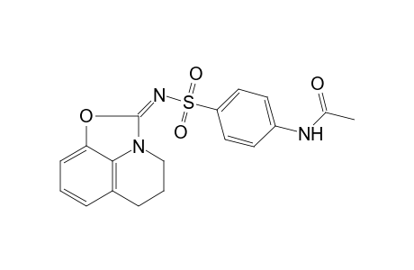 4'-[(5,6-dihydro-2H,4H-oxazole[5,4,3-ij]quinolin-2-ylidene)sulfamoyl]acetanilide
