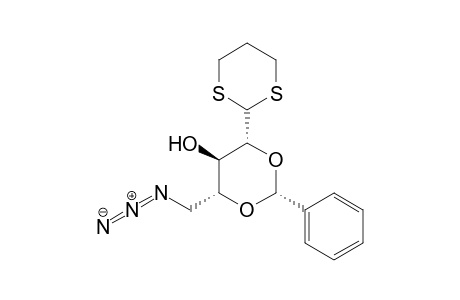 (2R,4R,5R,6R)-4-(azidomethyl)-6-(1,3-dithian-2-yl)-2-phenyl-1,3-dioxan-5-ol