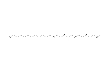 4,7,10,13-TETRAMETHYL-2,5,8,11,14-PENTAOXAPENTACOSANE-25-THIOL