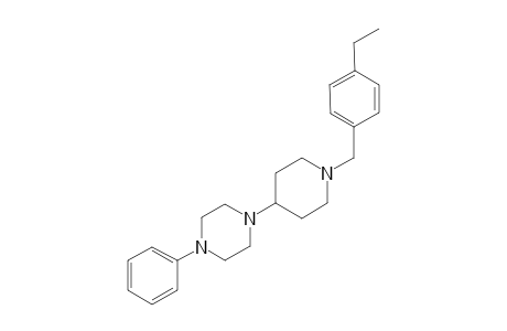 1-[1-(4-ethylbenzyl)-4-piperidinyl]-4-phenylpiperazine