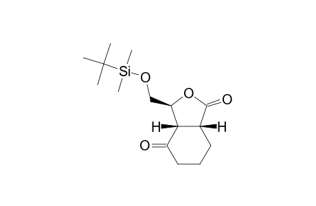 (1S,6R,9S)-9-TERT.-BUTYLDIMETHYLSILYLOXYMETHYL-8-OXABICYCLO-[4.3.0]-NONANE-2,7-DIONE