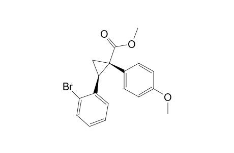 Methyl (1S,2S)-2-(2-bromophenyl)-1-(4-methoxyphenyl)cyclopropane-1-carboxylate