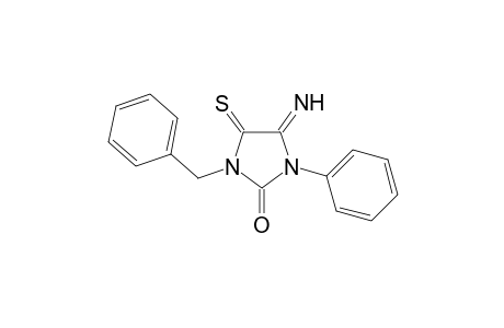 3-Benzyl-5-imino-1-phenyl-4-thioxo-2-imidazolidinone