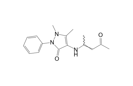2,3-dimethyl-4-[(1-methyl-3-oxo-1-butenyl)amino]-3-pyrazolin-5-one