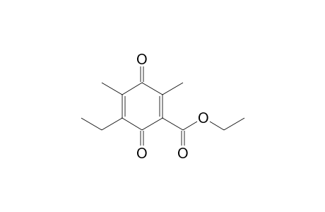 Ethyl 3,5-dimethyl-6-ethyl-p-benzoquinone-2-carboxylate