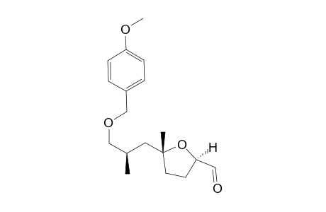 (2R,5R,2'R)-5-(Formyl)-2-[3'-(4-methoxybenzyloxy)-2'-methylpropyl]-2-methyltetrahydrofuran