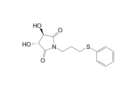 (3R,4R)-3,4-Dihydroxy-1-(3-phenylsulfanylpropyl)pyrrolidine-2,5-dione