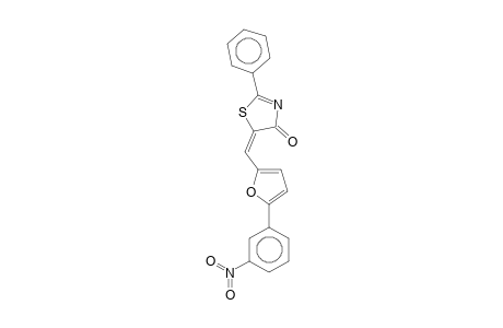 5-[5-(3-Nitrophenyl)furfurylidene]-2-phenyl-2-thiazolin-4-one