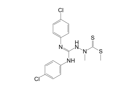 N',N"-Bis(4-chlorophenyl)-N-[methyl(dithioformic methyl ester)amino]guanidine