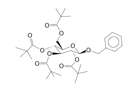 Benzyl-2,3,4,6-tetra-O-pivaloyl-b-d-glucopyranoside