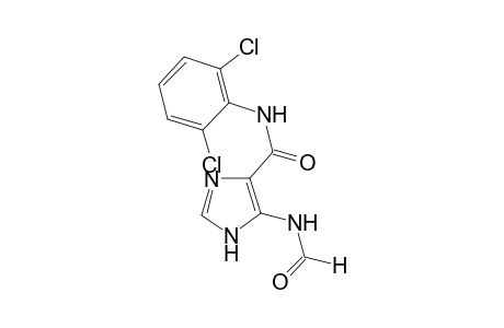 Imidazole-4-carboxamide, N-(2,6-dichlorophenyl)-5-formylamino-