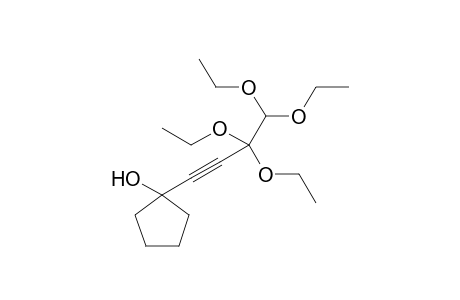 1-(3,3,4,4-Tetraethoxybut-1-ynyl)cyclopentanol
