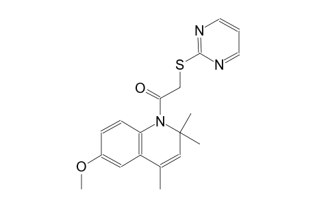 quinoline, 1,2-dihydro-6-methoxy-2,2,4-trimethyl-1-[(2-pyrimidinylthio)acetyl]-