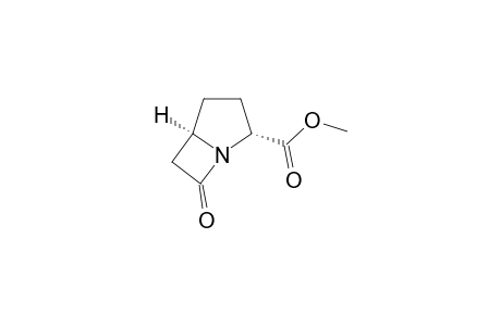 (3R,5R)-CARBAPENAM-5-CARBOXYLIC-ACID-METHYLESTER;(3R,5R)-1-AZABICYCLO-[3.2.0]-HEPTAN-7-ONE-2-CARBOXYLIC-ACID-METHYLESTER