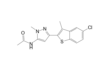 N-[3-(5-chloro-3-methylbenzo[b]thien-2-yl)-1-methylpyrazol-5-yl]acetamide