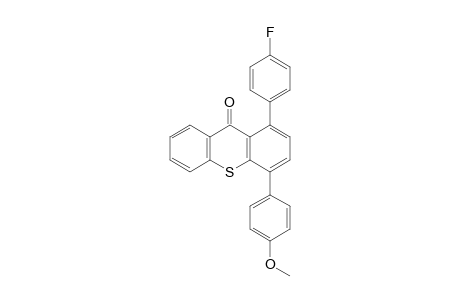 1-(4-fluorophenyl)-4-(4-methoxyphenyl)-9Hthioxanthen-9-one