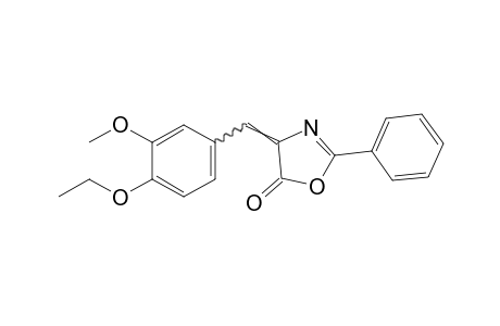 4-(4-ethoxy-3-methoxybenzylidene)-2-phenyl-2-oxazolin-5-one